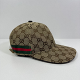 Casquette beige à bande