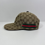 Casquette beige à bande